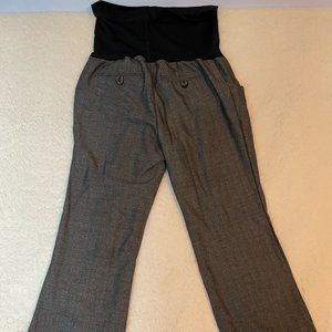 Liz Lange Maternity Size 12 Lightweight Dark Gray Dress Pants